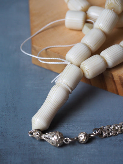 Galalith Rosary / Tasbih Ivory Color