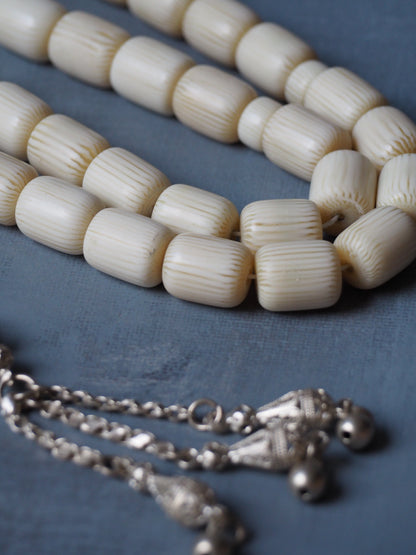 Galalith Rosary / Tasbih Ivory Color