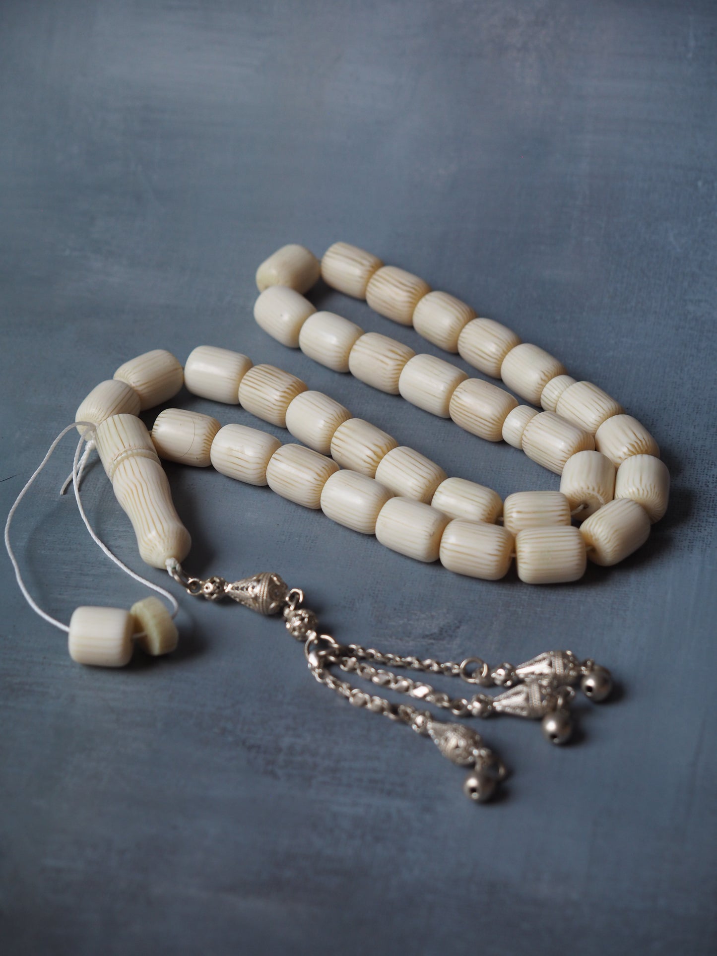 Galalith Rosary / Tasbih Ivory Color