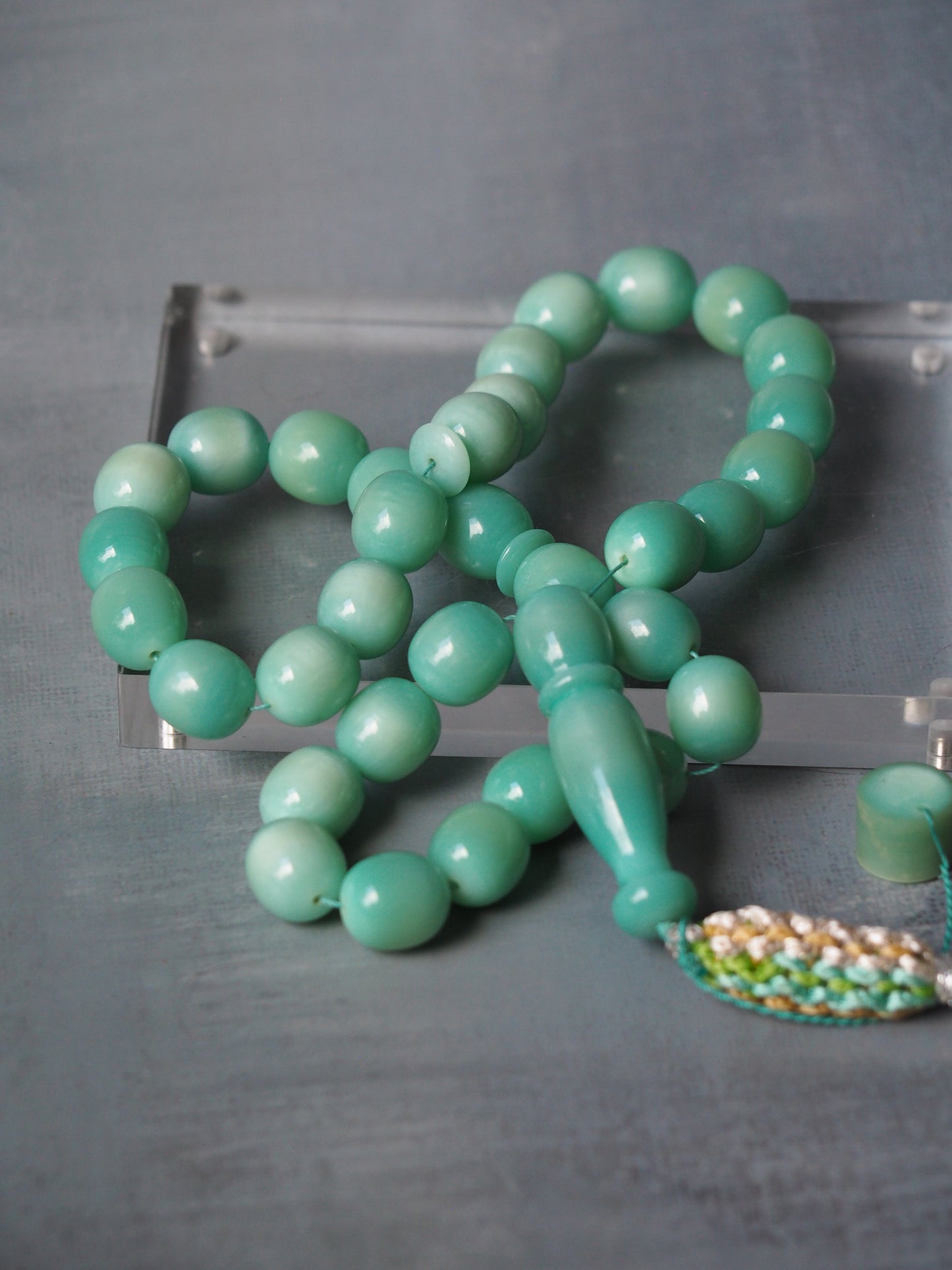 Mint Dual Colour Bakelite Rosary