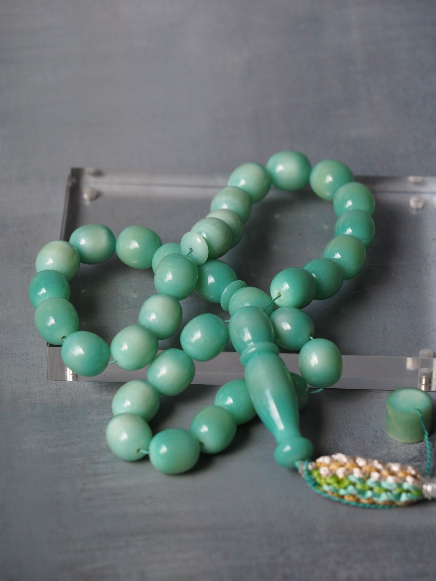 Mint Dual Colour Bakelite Rosary