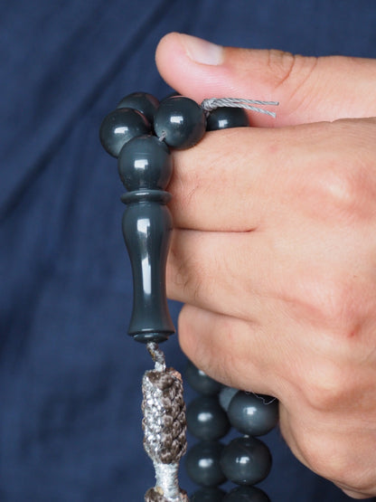Graphite Gray Dual Colour Bakelite Rosary