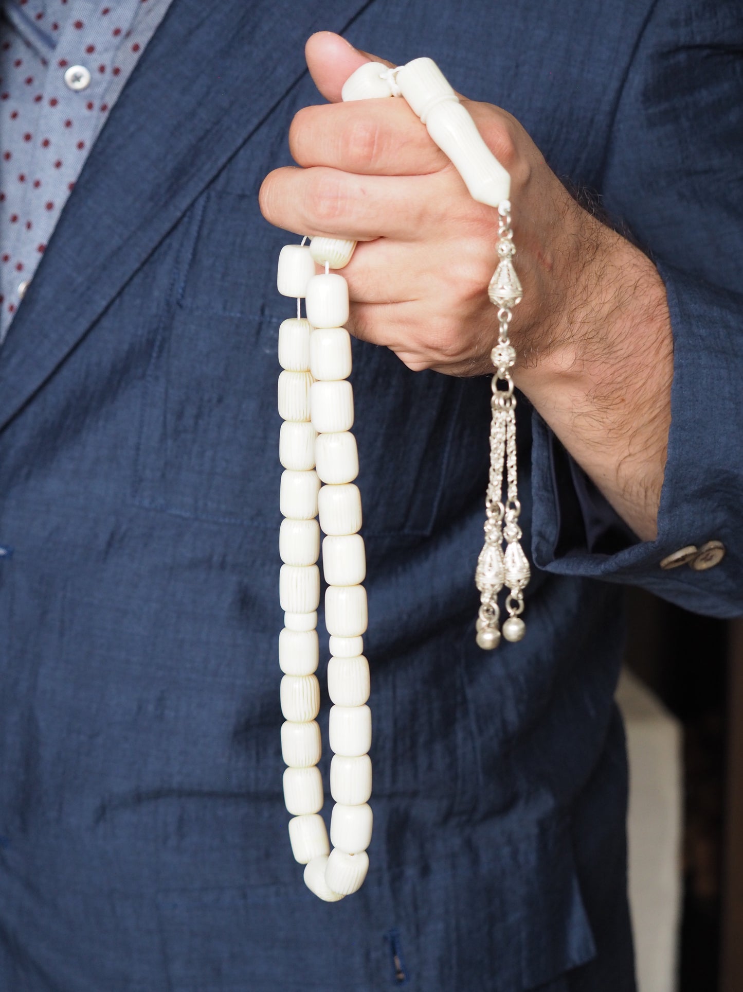 Galalith Rosary / Tasbih Ivory Color