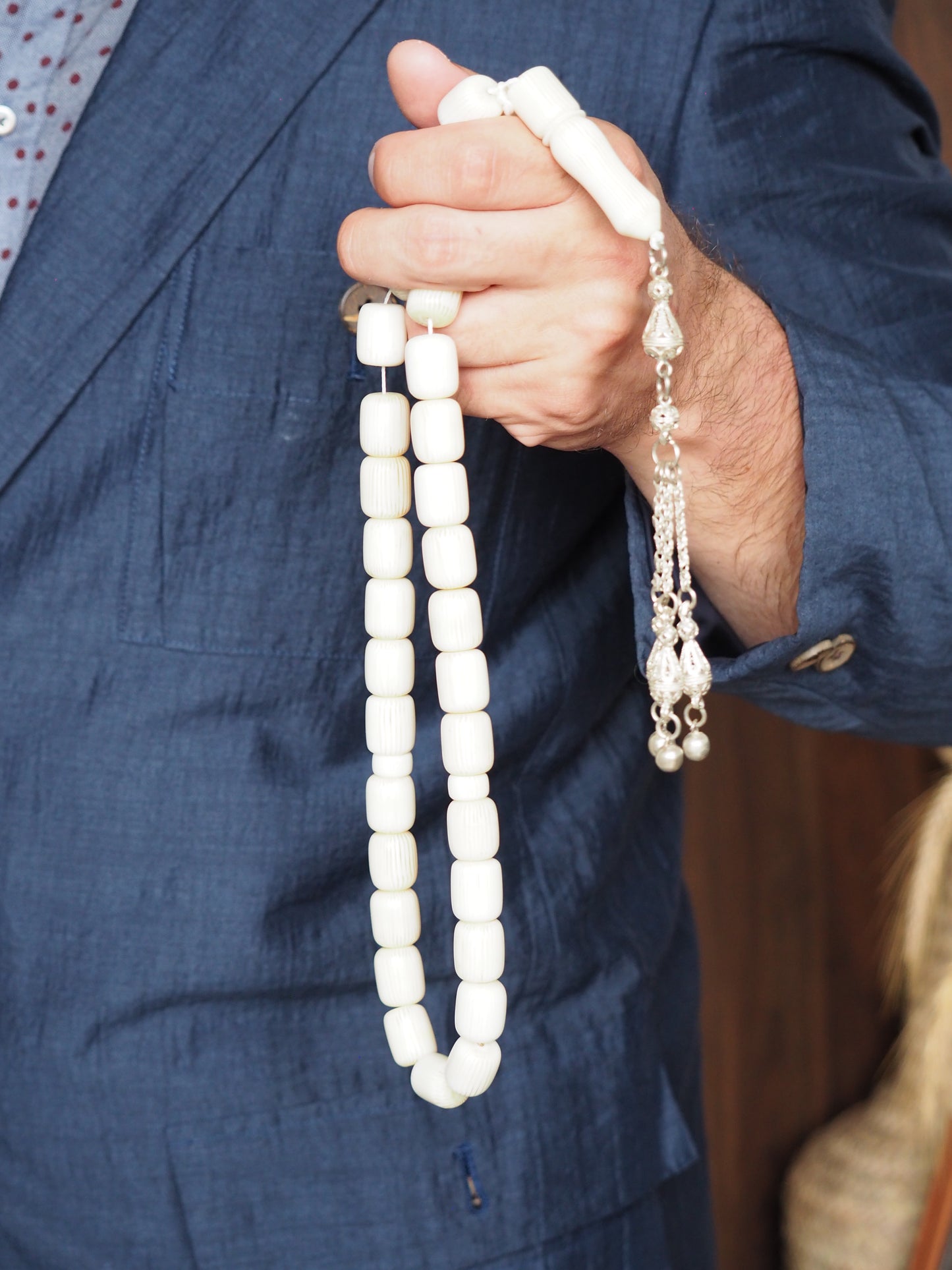 Galalith Rosary / Tasbih Ivory Color