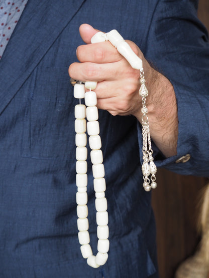 Galalith Rosary / Tasbih Ivory Color