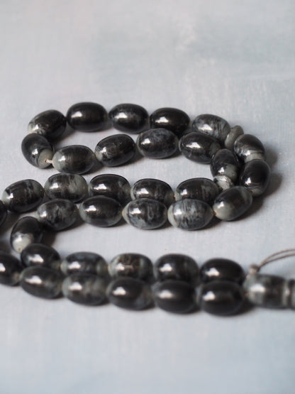 Graphite Gray/ Light Gray Bakelite Rosary