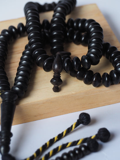 Ebony Wood Black Donut Shape Rosary for 1000 prayers
