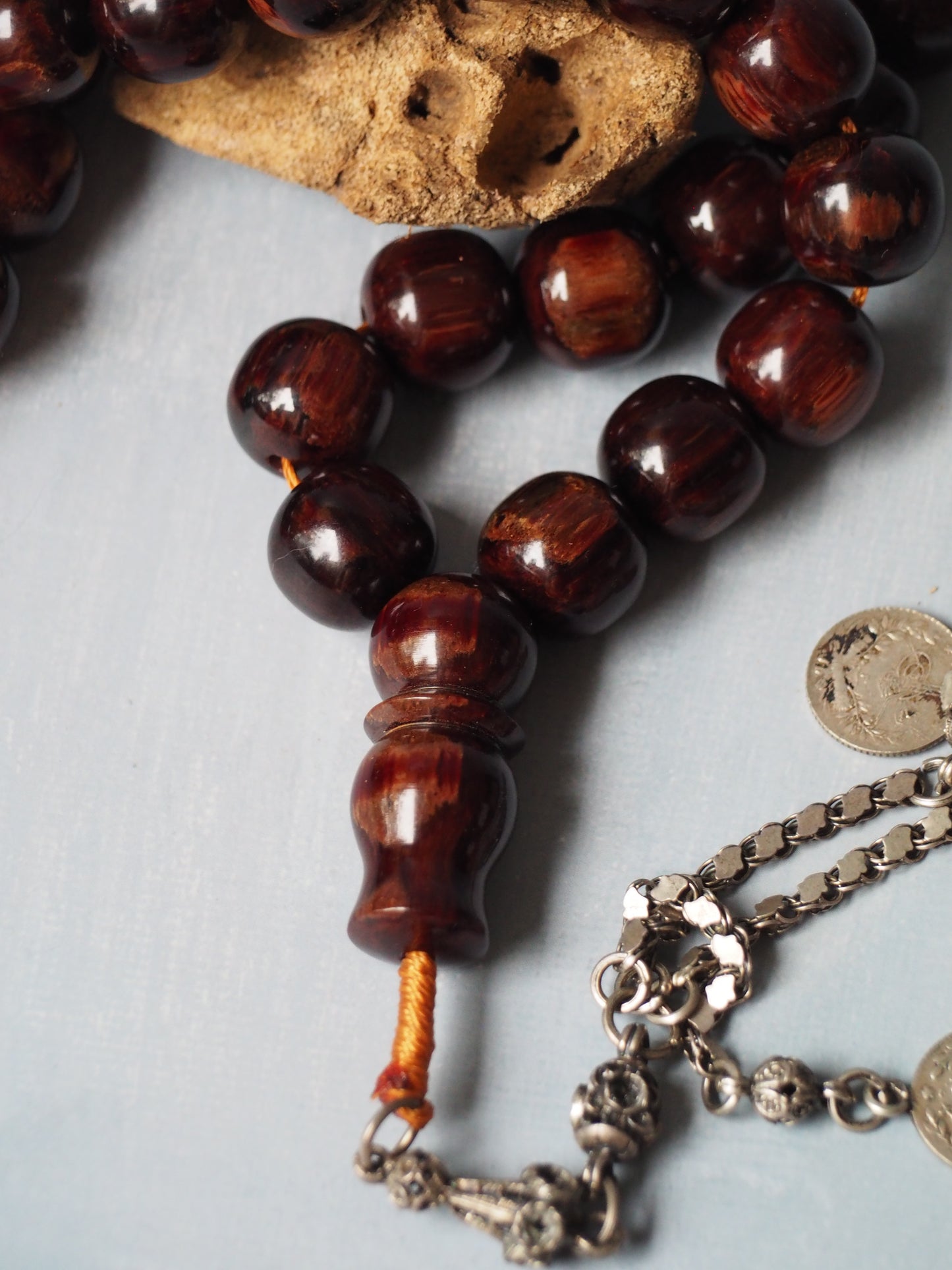 Brown Galaxy Bakelite Tasbih 33 Beads 99g