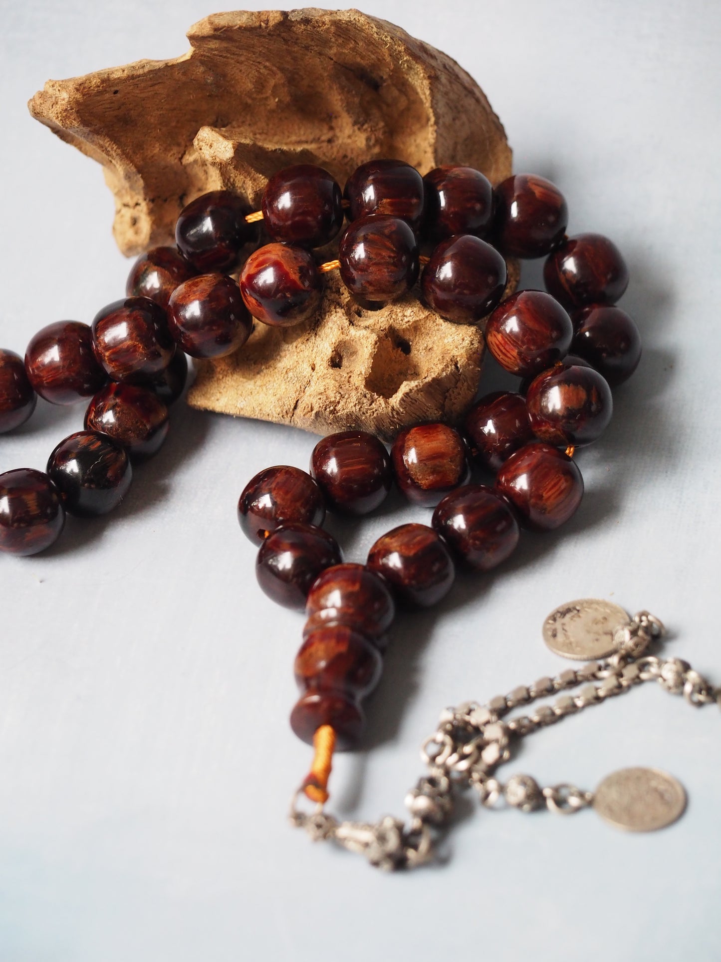 Brown Galaxy Bakelite Tasbih 33 Beads 99g