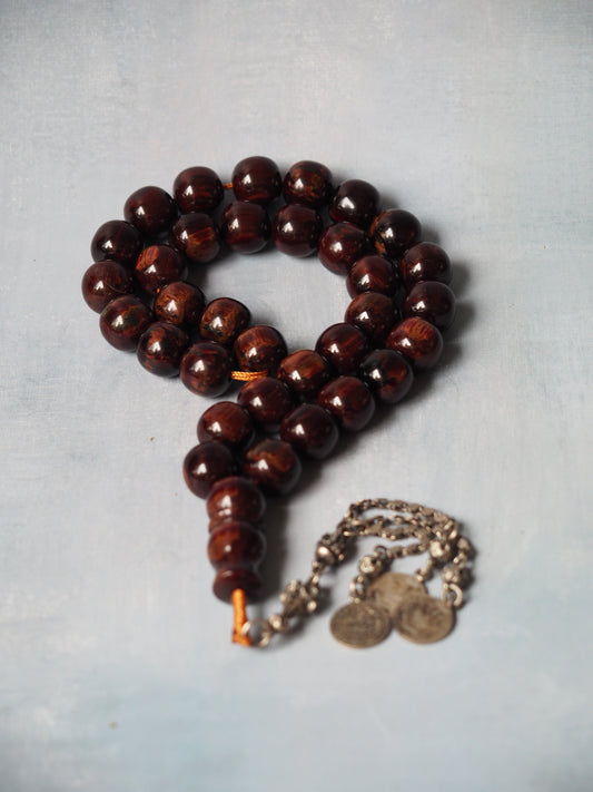 Brown Galaxy Bakelite Tasbih 33 Beads 99g