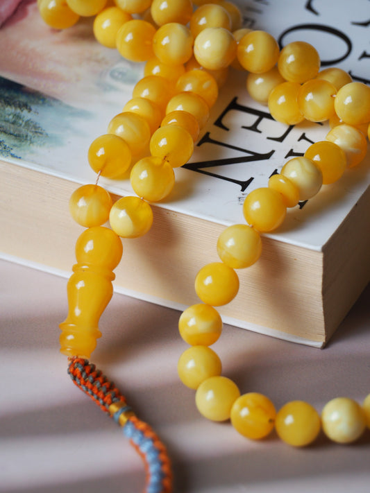 Milk & Honey Amber Rosary