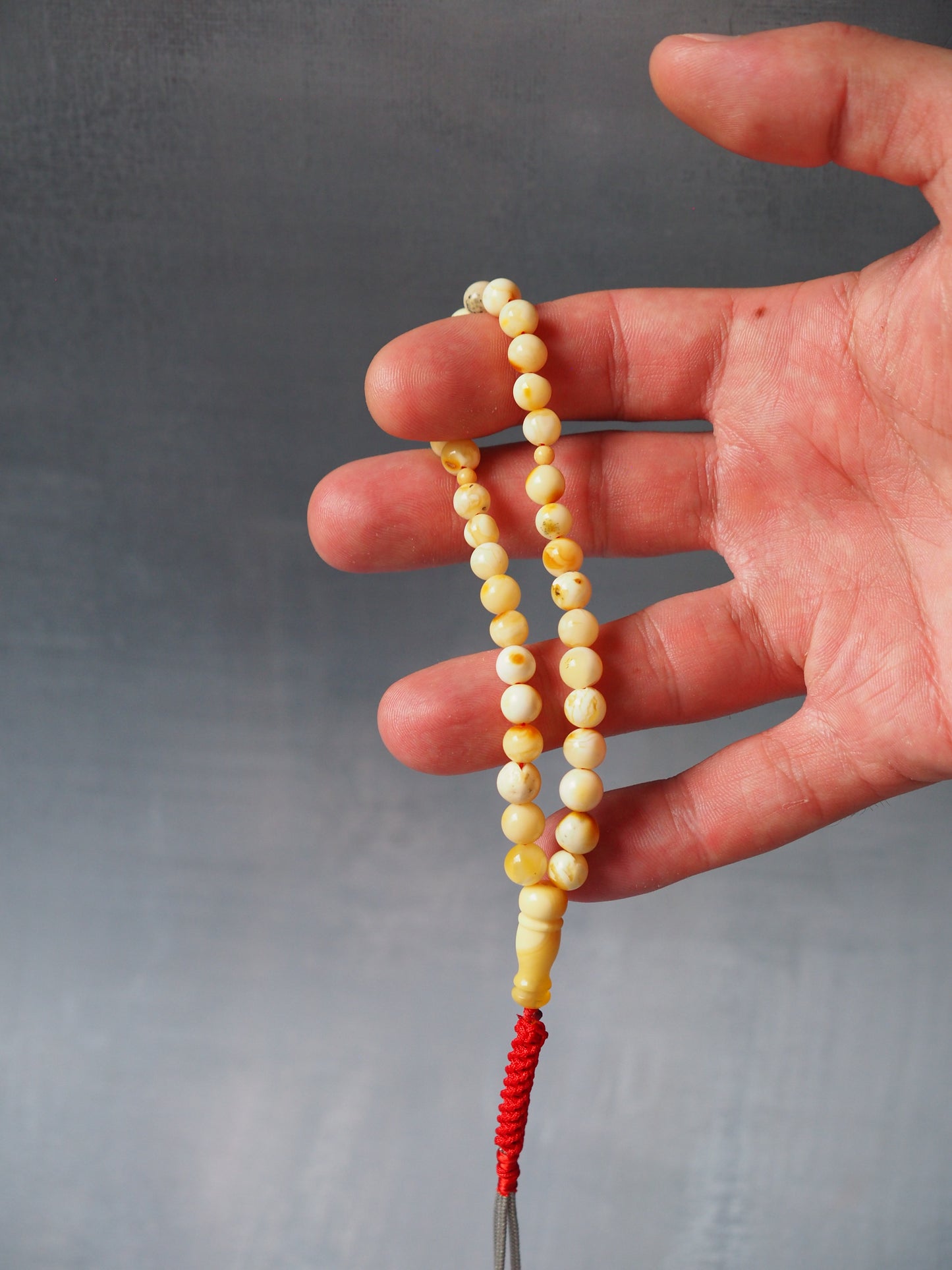 Natural Royal White Micro Tasbih 33 Beads