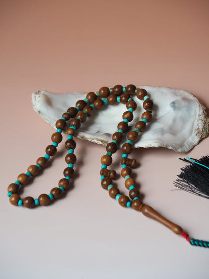 Kokka and Turquoise Tasbih 45 Beads