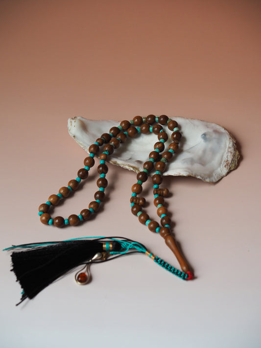 Kokka and Turquoise Tasbih 45 Beads