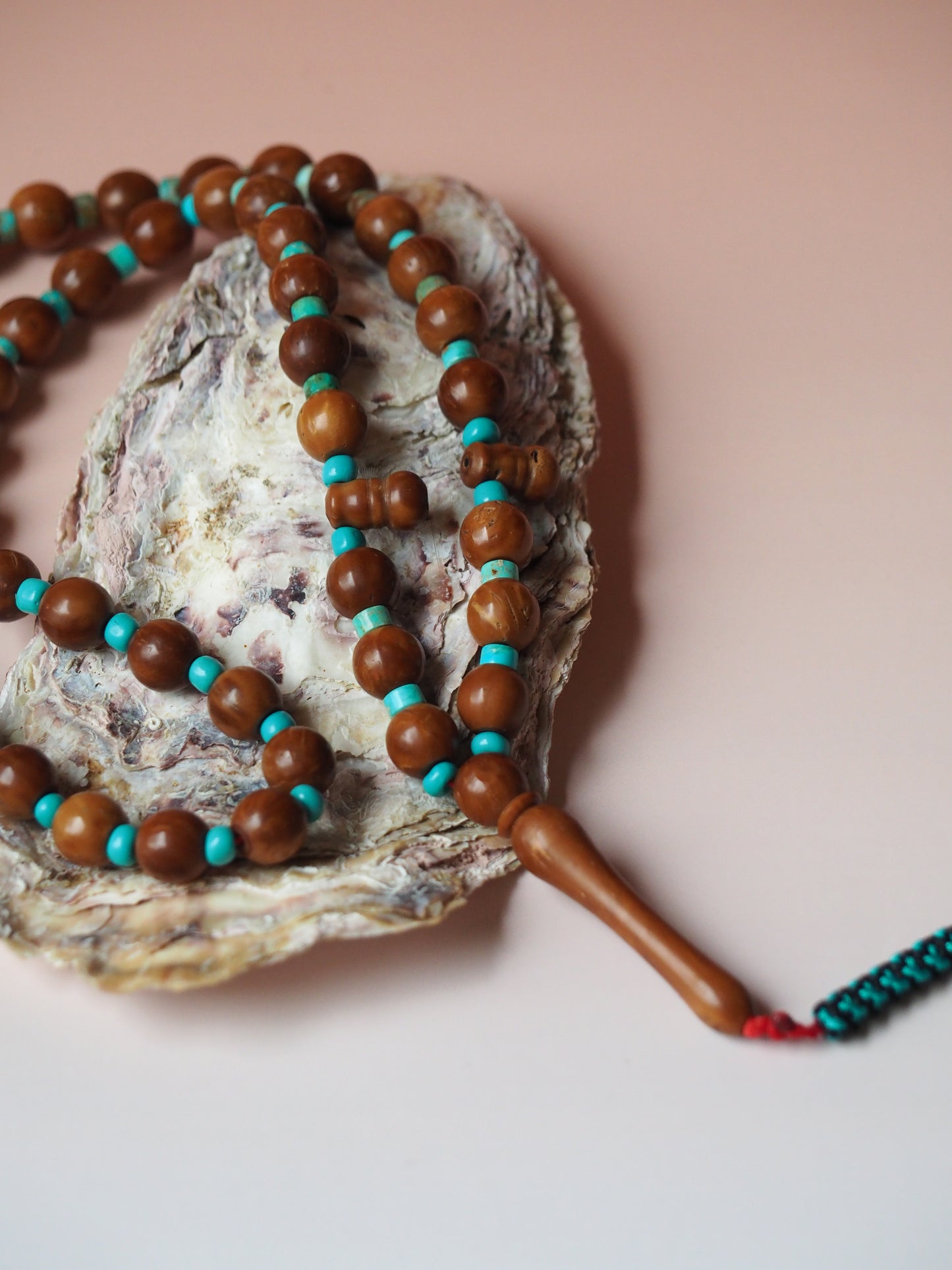 Kokka and Turquoise Tasbih 45 Beads