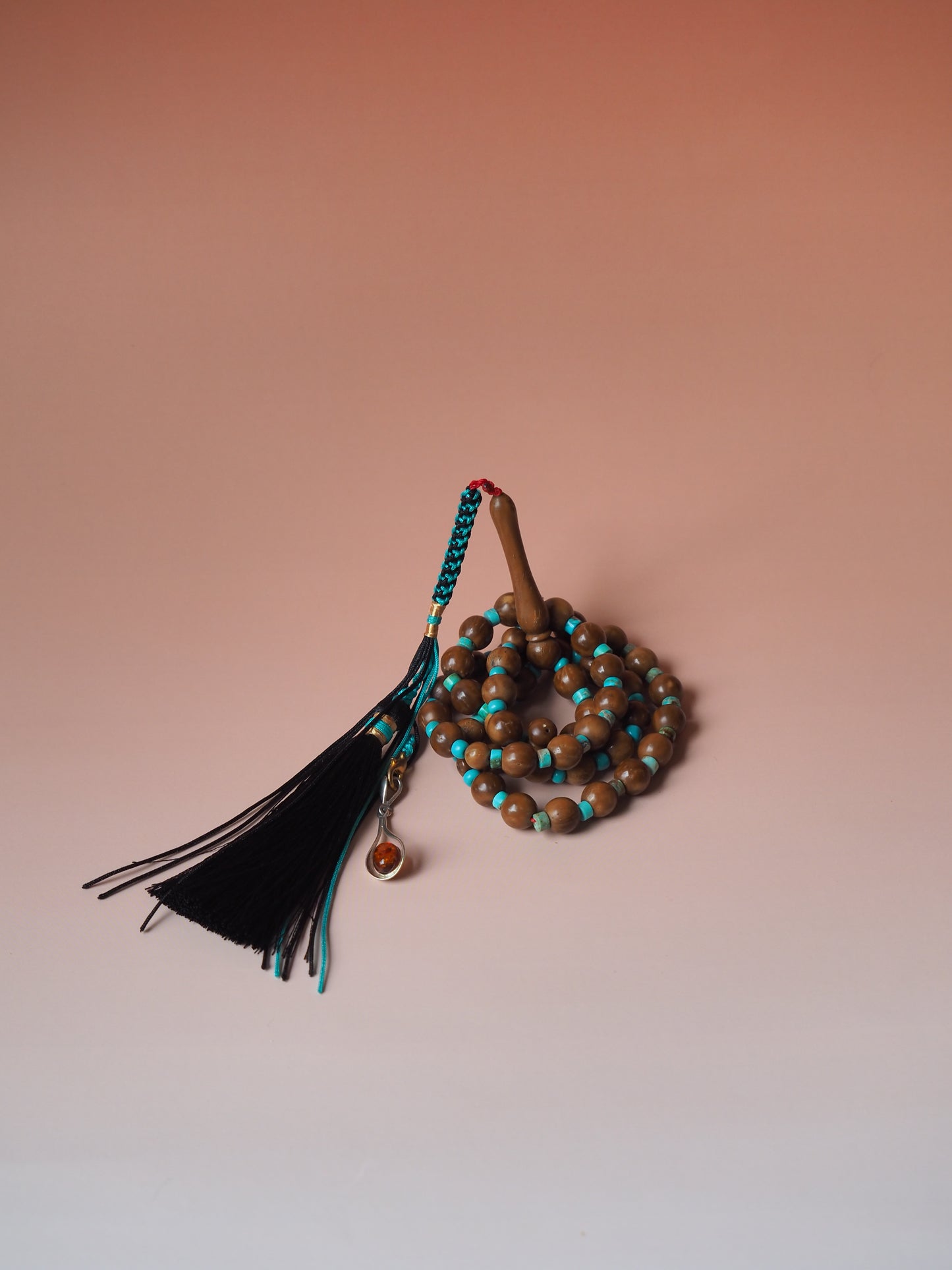 Kokka and Turquoise Tasbih 45 Beads