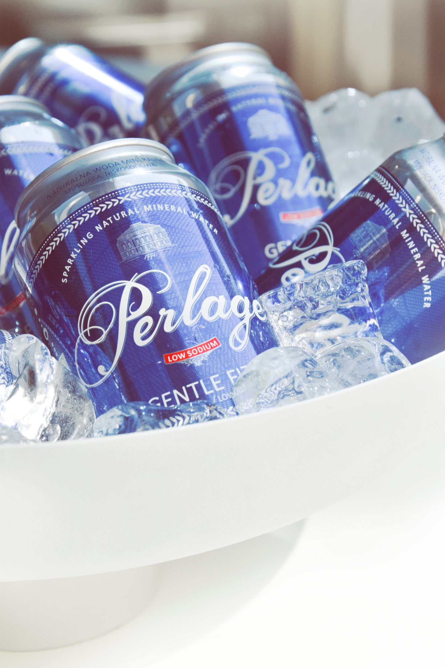 Perlage Premium Sparkling Water in Aluminum Cans 6 x 330 ml