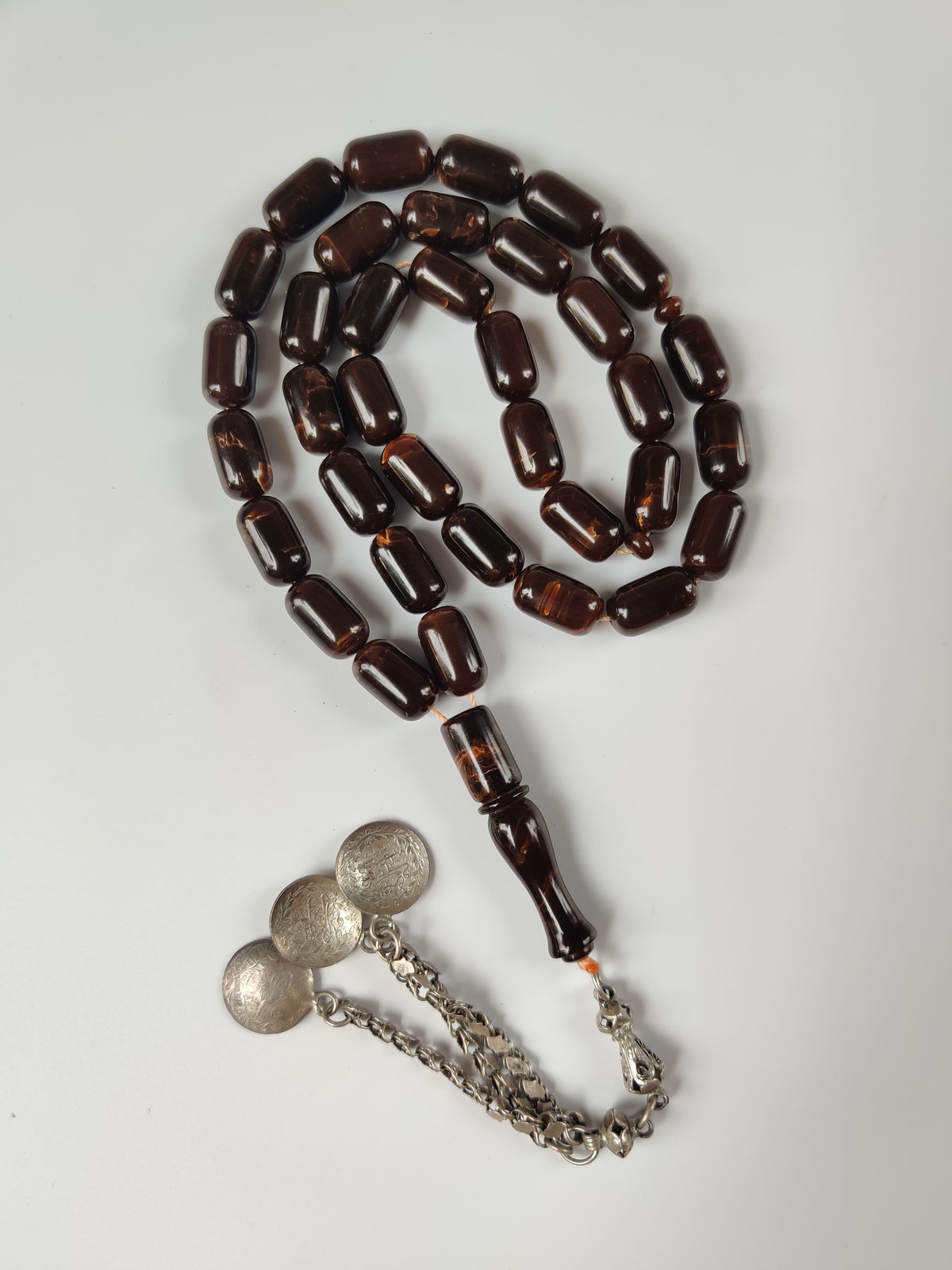 American Galaxy Bakelite Tasbih | 35 Barrel Beads