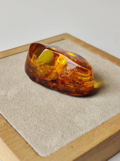 Raw Citron Baltic Amber | Irregular | Transparent