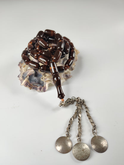 American Galaxy Bakelite Tasbih | 35 Barrel Beads