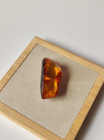 Raw Citron Baltic Amber | Irregular | Transparent