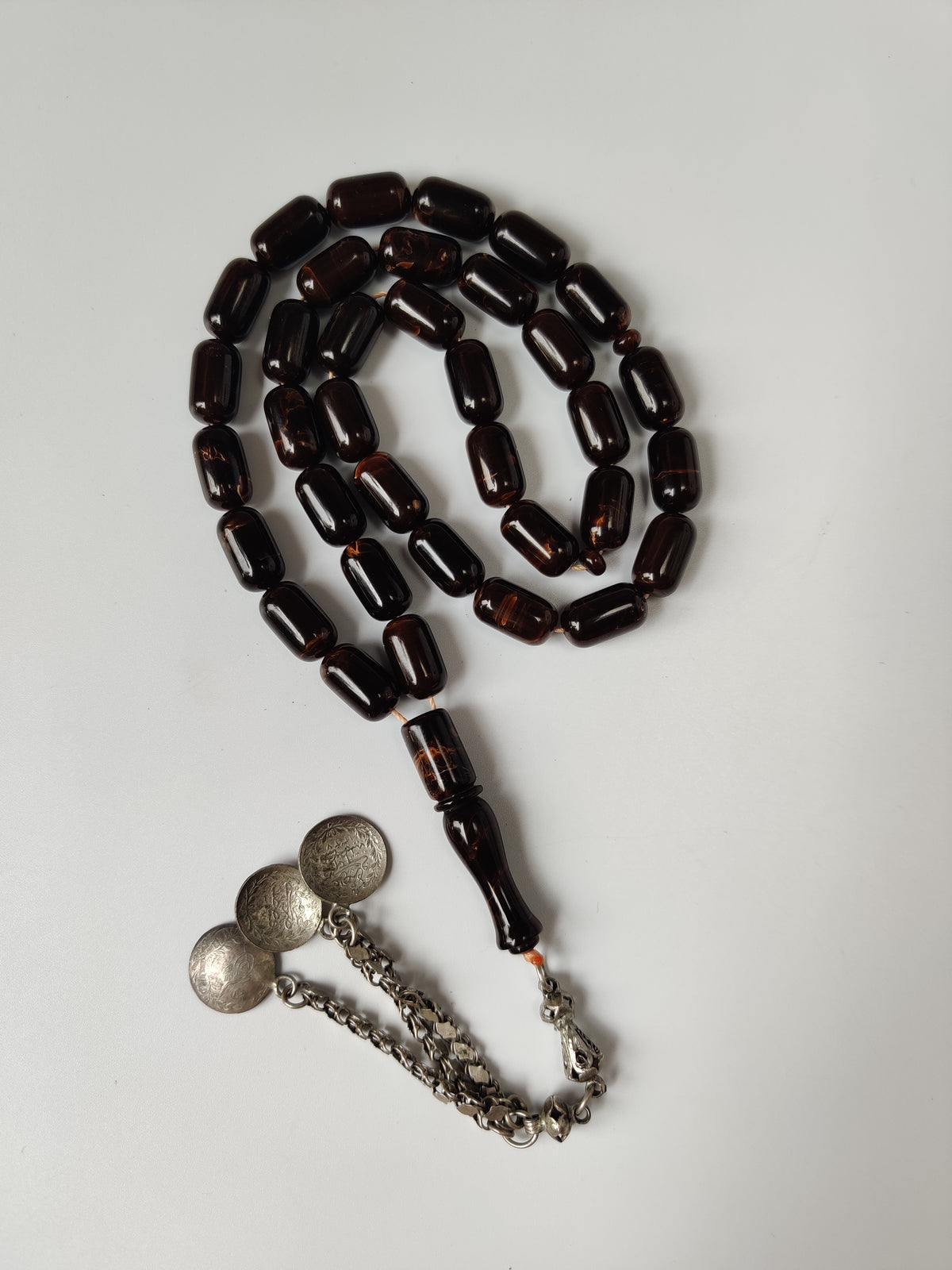 American Galaxy Bakelite Tasbih | 35 Barrel Beads