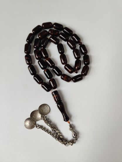 American Galaxy Bakelite Tasbih | 35 Barrel Beads