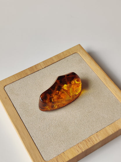 Raw Citron Baltic Amber | Irregular | Transparent