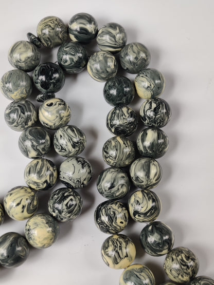 Rare Jumbo Chernobyl Bakelite Tasbih | 39 Large Round Beads | 124 g
