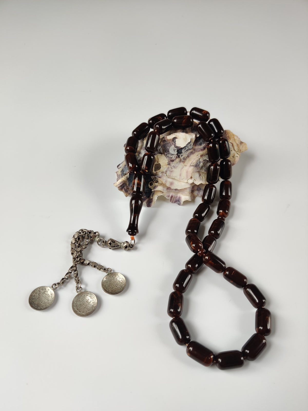 American Galaxy Bakelite Tasbih | 35 Barrel Beads