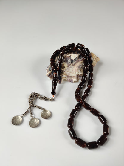 American Galaxy Bakelite Tasbih | 35 Barrel Beads