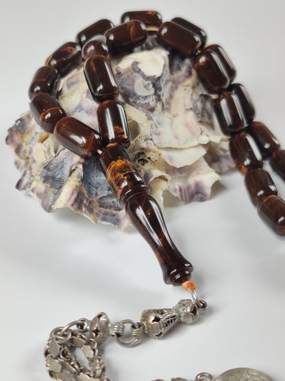 American Galaxy Bakelite Tasbih | 35 Barrel Beads