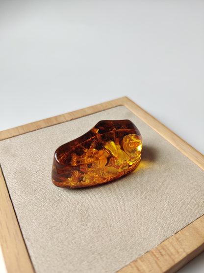 Raw Citron Baltic Amber | Irregular | Transparent