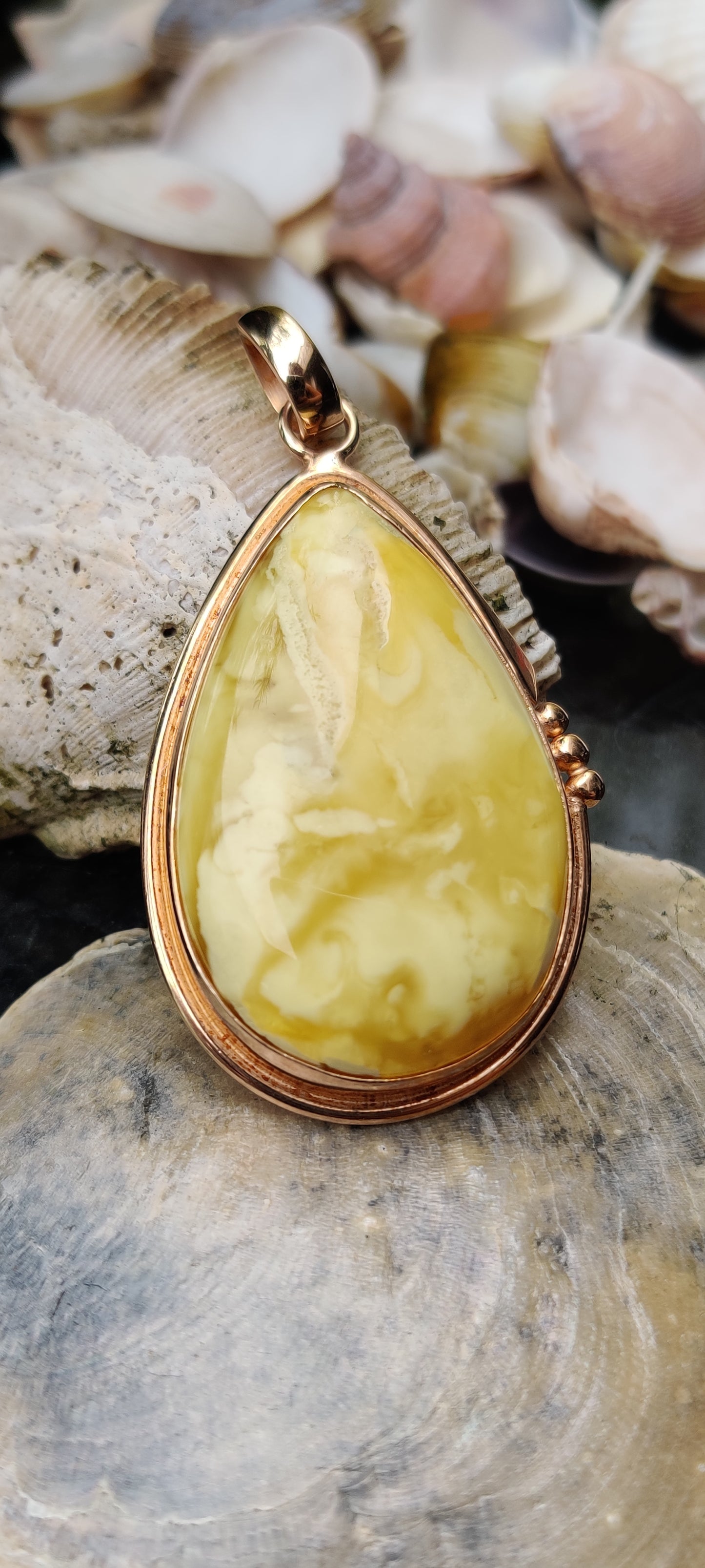 Natural Butterscotch Amber Pendant