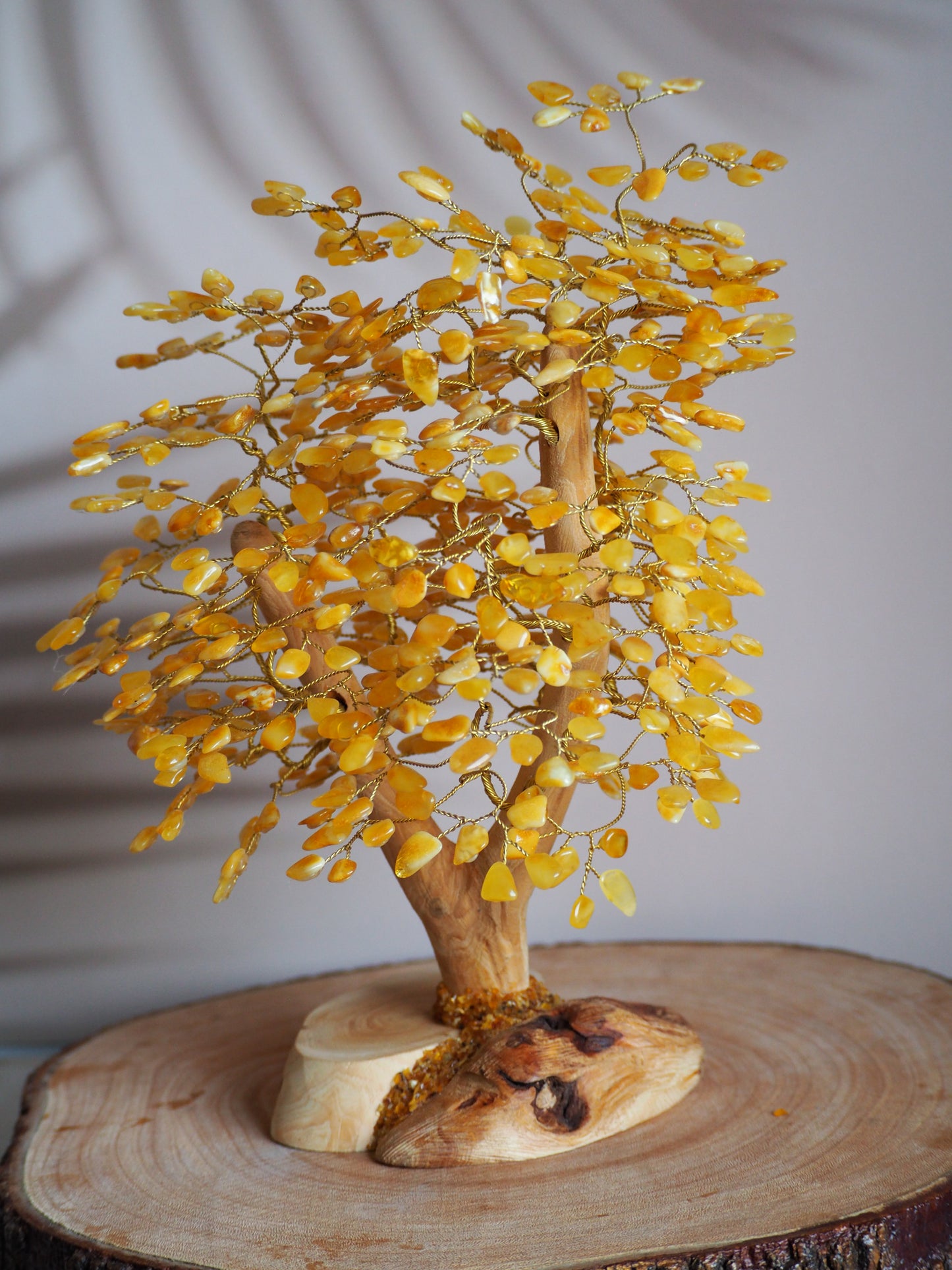Rare and Unique Butterscotch Amber Lucky Tree