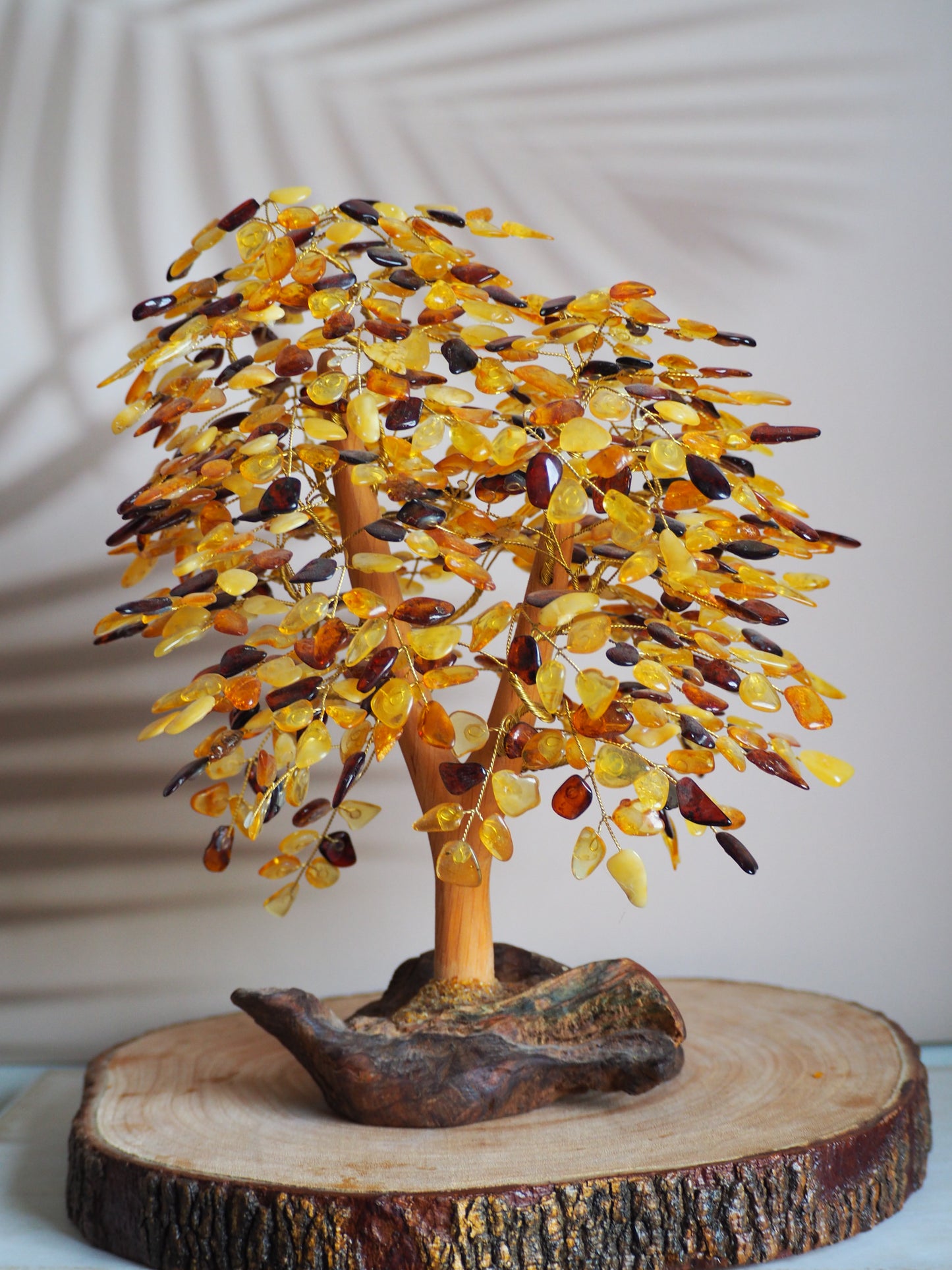Big Multicolor Amber Lucky Tree 35cm