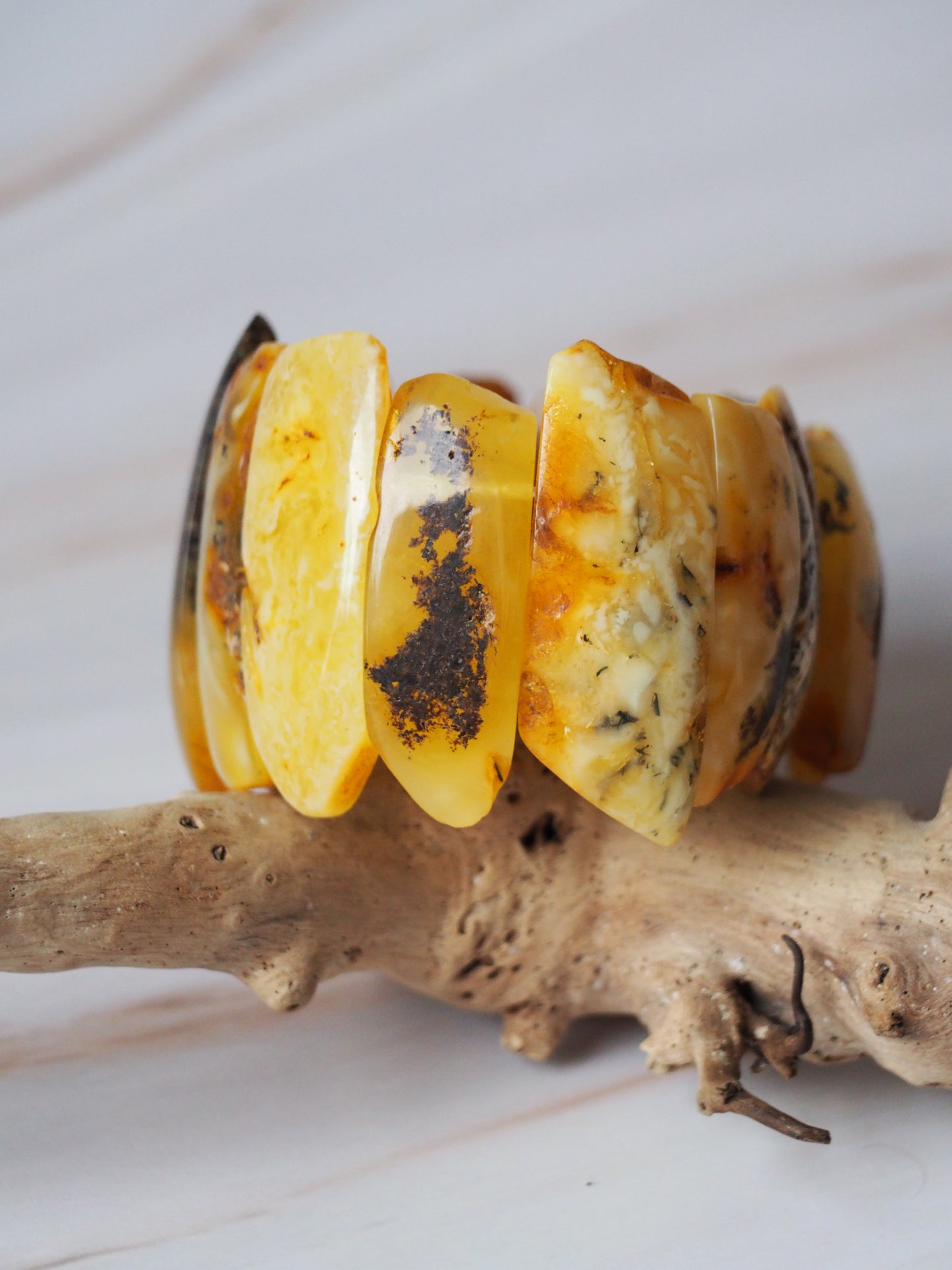 Natural Irregular Raw Amber Bracelet