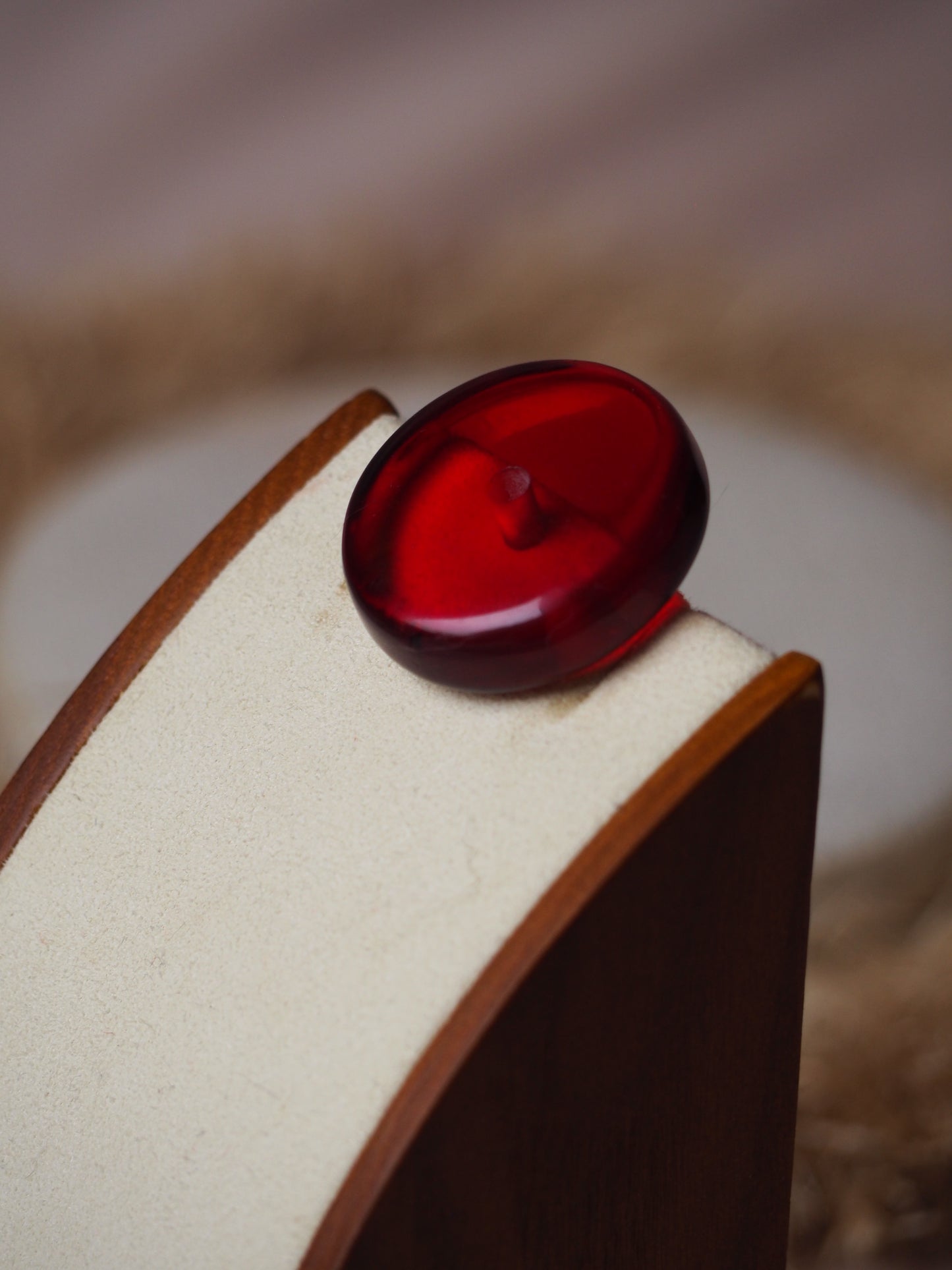 Red/ Blood Amber Donut 29 mm