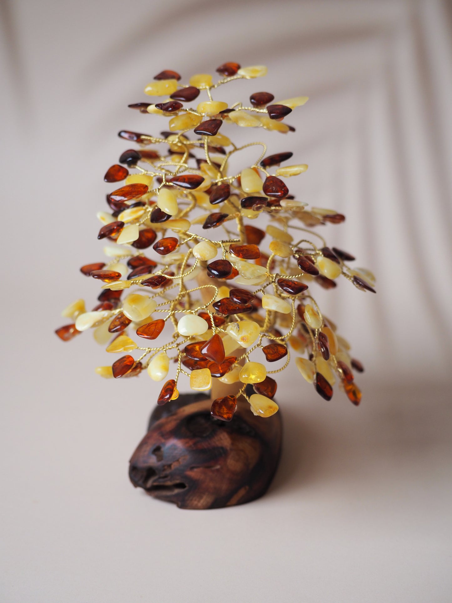 Multicolor Amber Lucky Tree 15cm